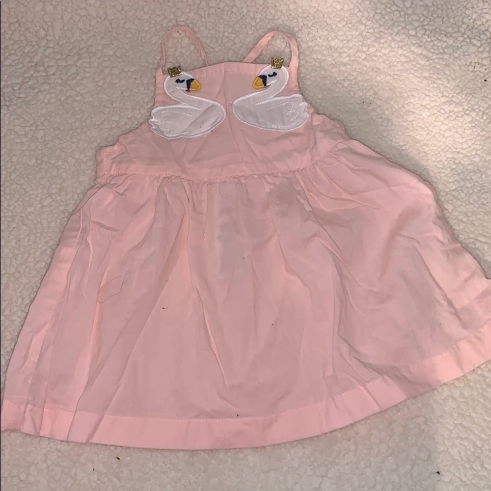 Pink summer baby girl dress